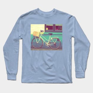 Bicycle watercolor Long Sleeve T-Shirt